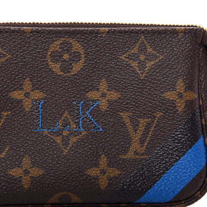 Louis Vuitton Monogram My LV Heritage Mini Pochette Accessories Black Bleu Clair 10 of 11
