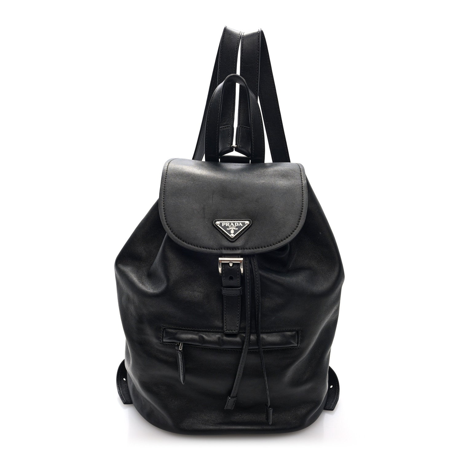 Prada Calfskin Backpack Black 1 of 8