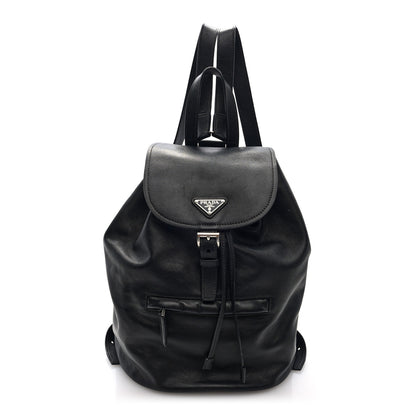Prada Calfskin Backpack Black 1 of 8