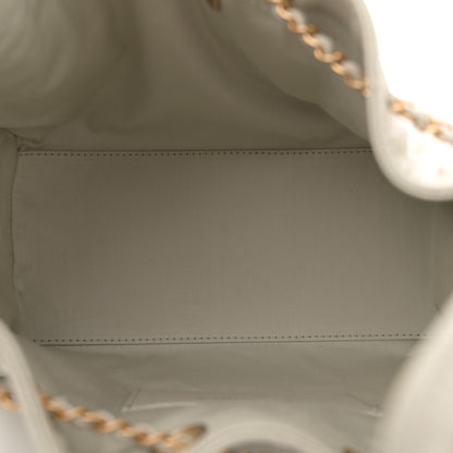 Chanel Caviar Quilted Small Chanel 25 Handbag Light Grey 5 of 10