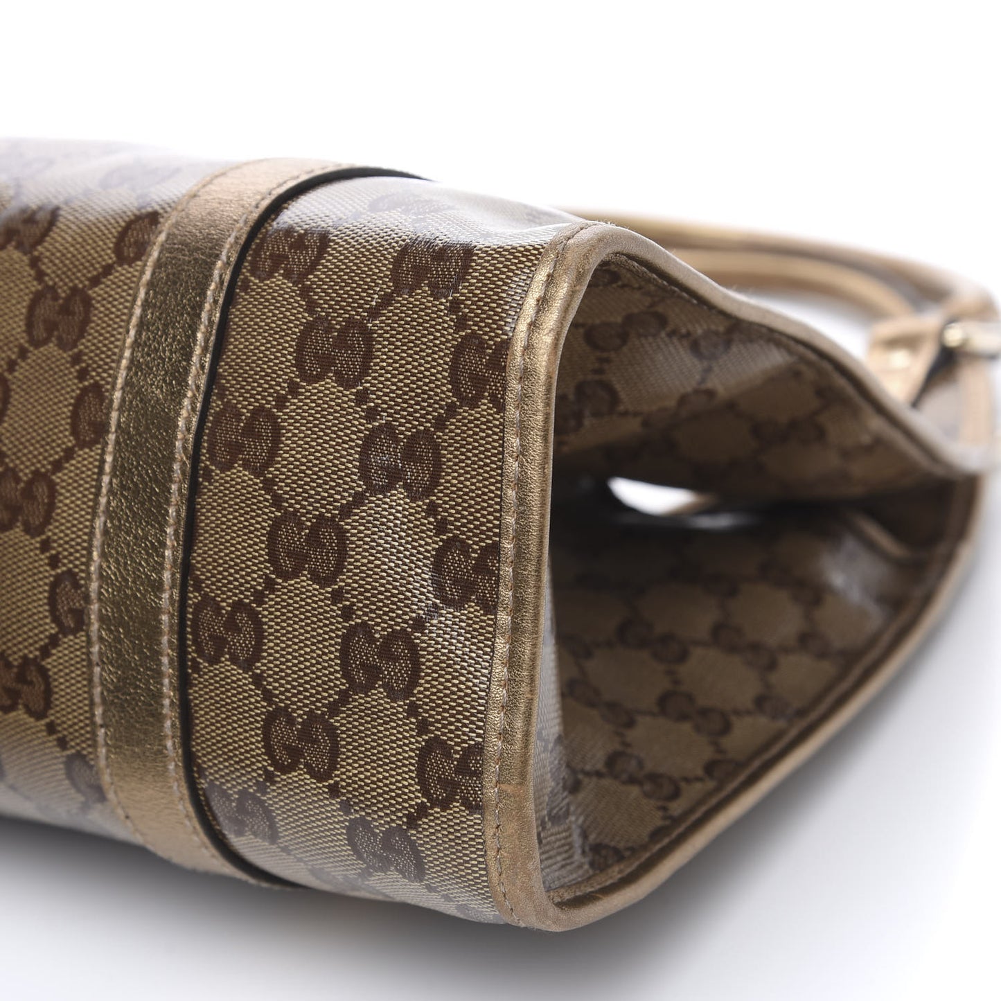 Crystal Monogram Medium Joy Shoulder Bag Bronze