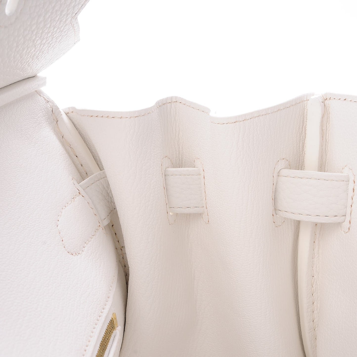 Taurillon Clemence Birkin 35 White