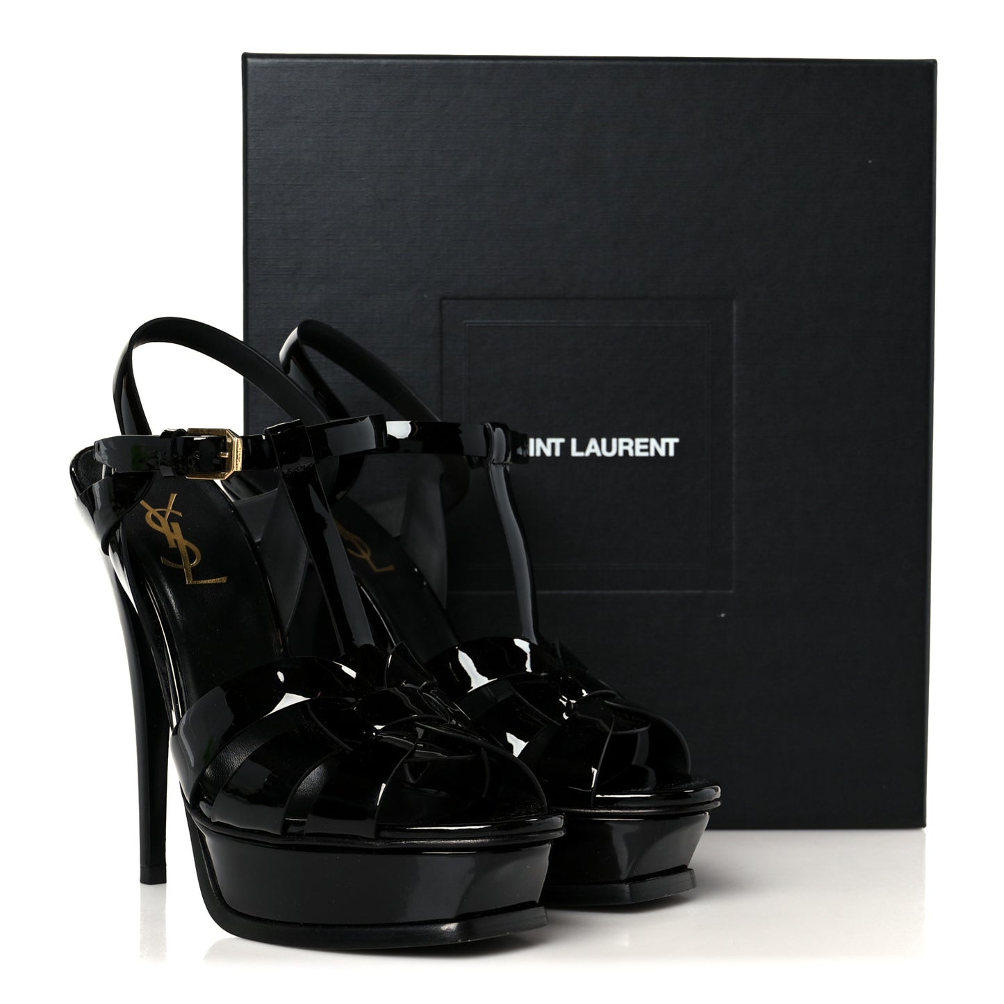Patent Tribute 105 Platform Sandals 38 Black