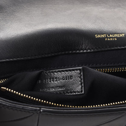 Saint Laurent Lambskin Patchwork Monogram Medium Jamie Black 8 of 8