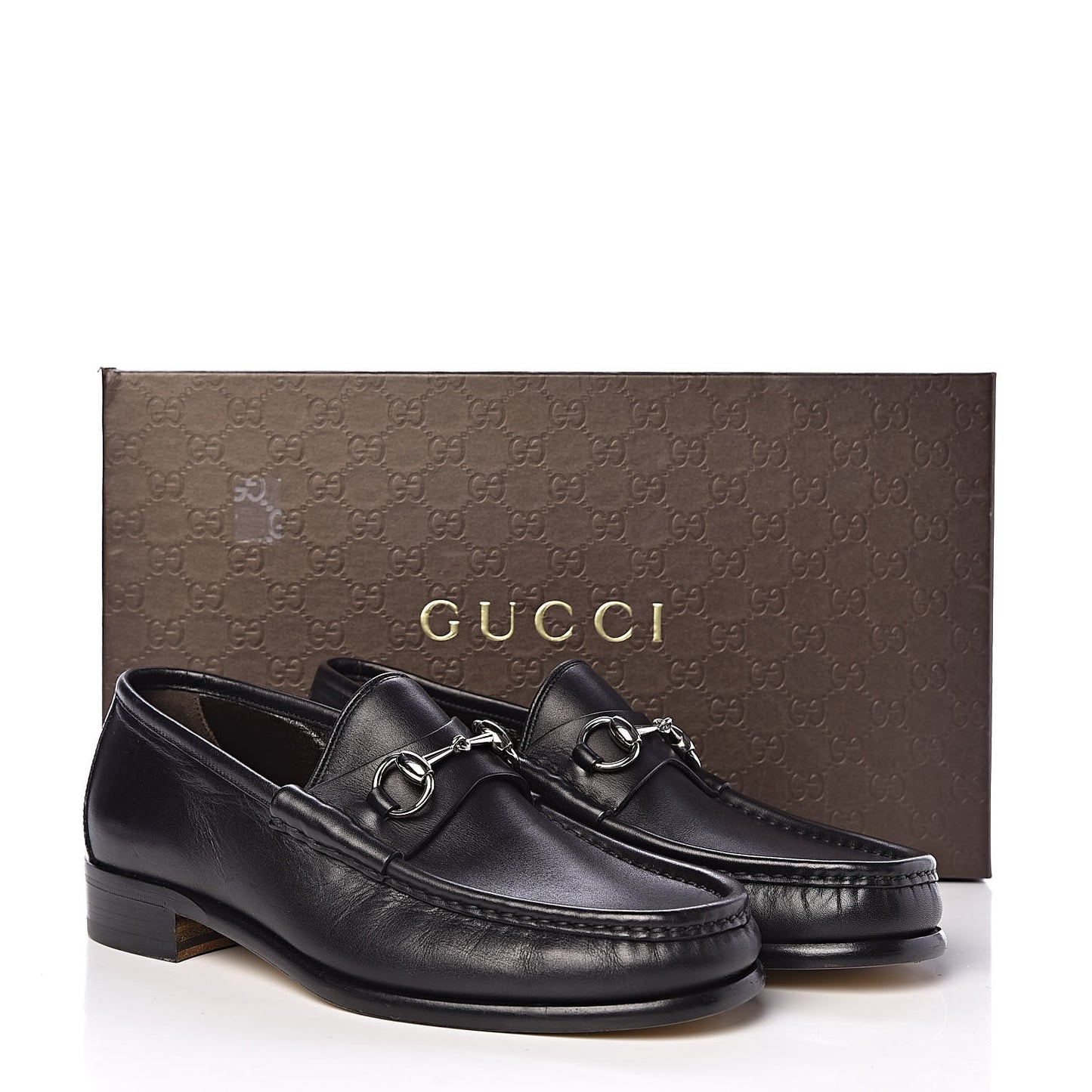 Calfskin Mens 1953 Horsebit Loafers 7.5 Black