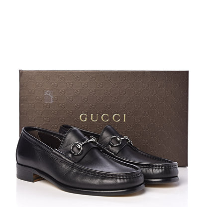 Gucci Calfskin Mens 1953 Horsebit Loafers 7.5 Black 12 of 12
