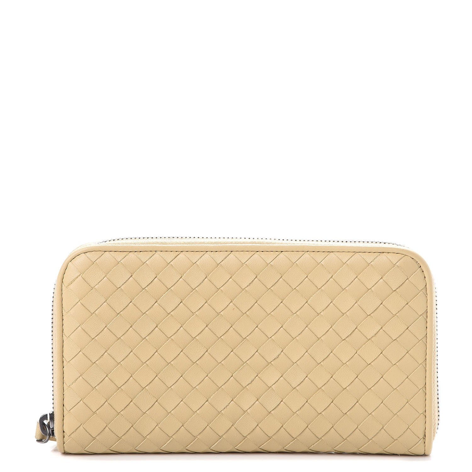 Bottega Veneta Nappa Intrecciato Zip Around Wallet Banane 1 of 8