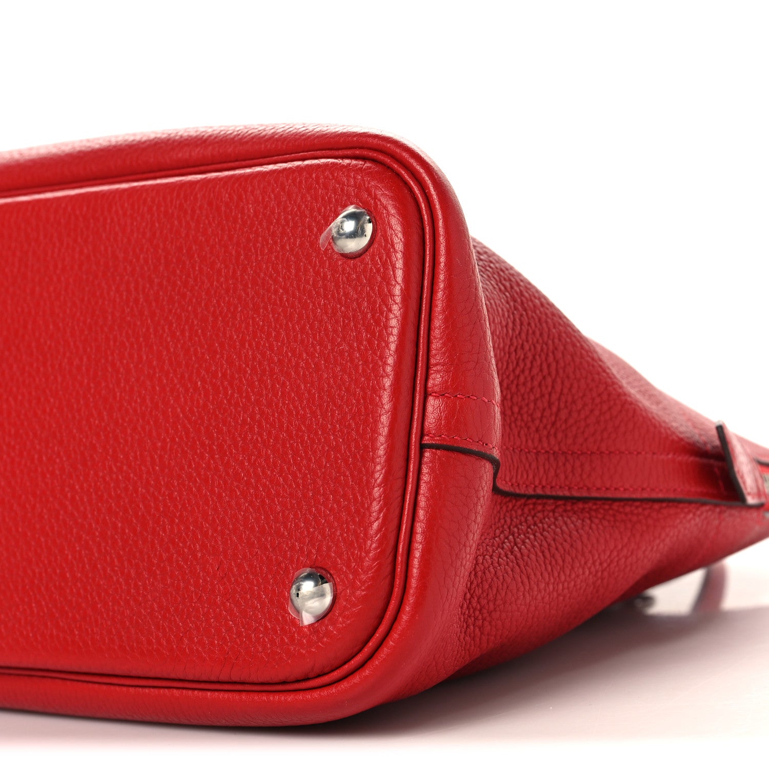 Hermes Taurillon Clemence Bolide 35 Rouge Casaque 9 of 9