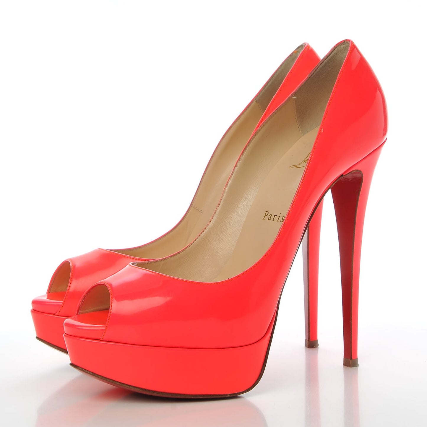Patent Lady Peep 150 Pumps 39.5 Rose Paris