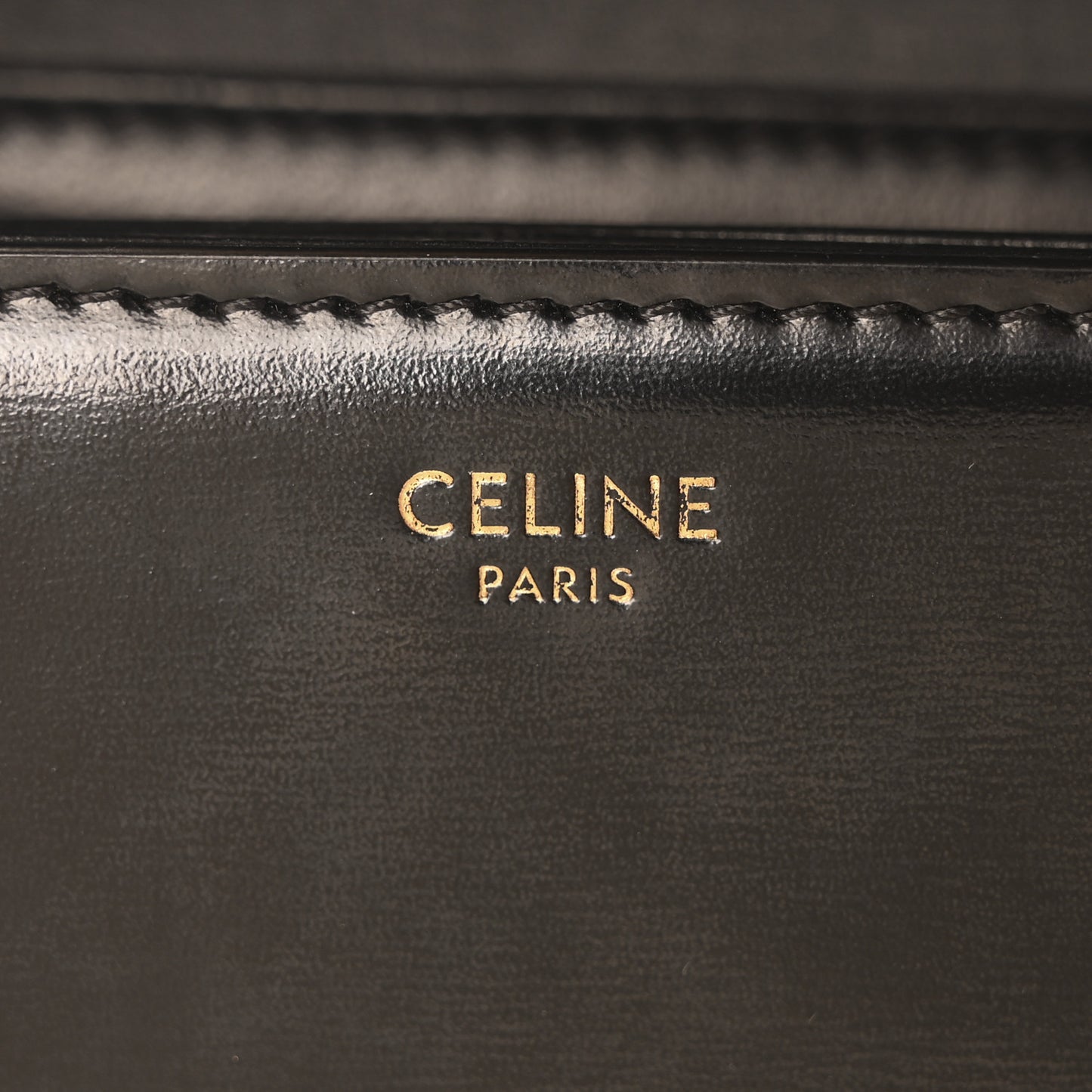 Shiny Calfskin Teen Triomphe Black