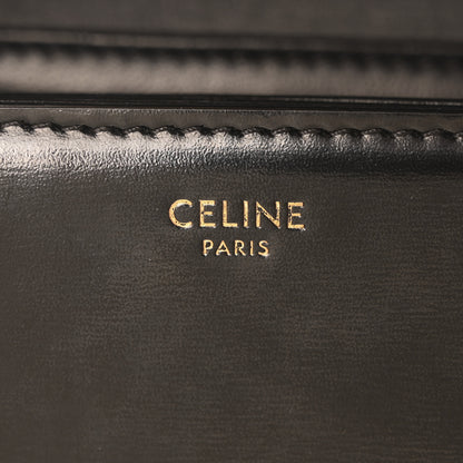 Celine Shiny Calfskin Teen Triomphe Black 6 of 10