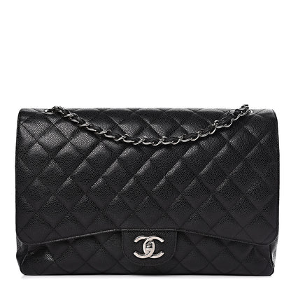 Chanel Caviar Quilted Maxi Double Flap Black 1 of 19