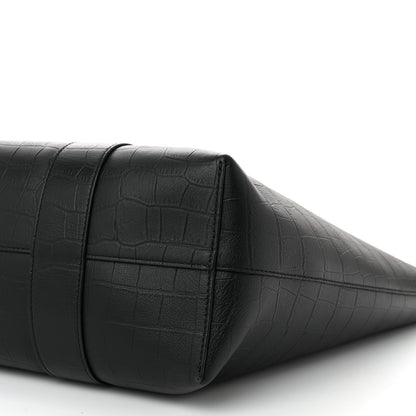 Mulberry Crocodile Embossed Bayswater Tote Black 10 of 10