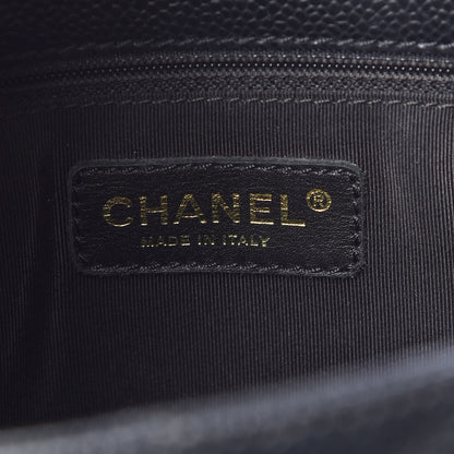 Chanel Caviar Quilted Petit Shopping Tote PST Black 5 of 10