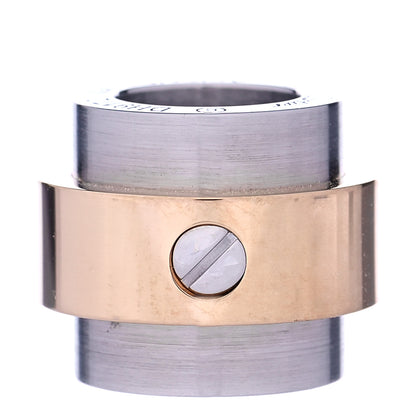 Cartier 18K Yellow Gold Stainless Steel Santos Barrel Pendant 1 of 5