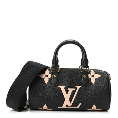 Louis Vuitton Empreinte Monogram Giant Papillon BB Black Beige 1 of 10