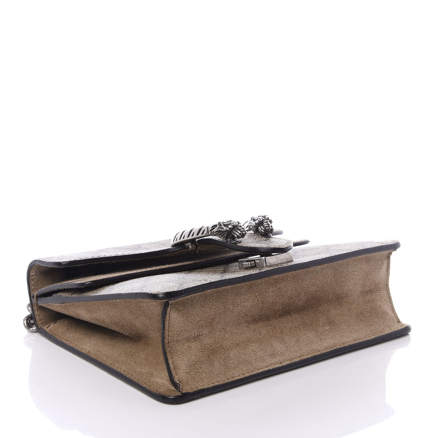 Gucci GG Supreme Monogram Mini Dionysus Shoulder Bag Taupe 3 of 8