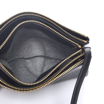 Celine Lambskin Small Trio Crossbody Bag Black 5 of 10