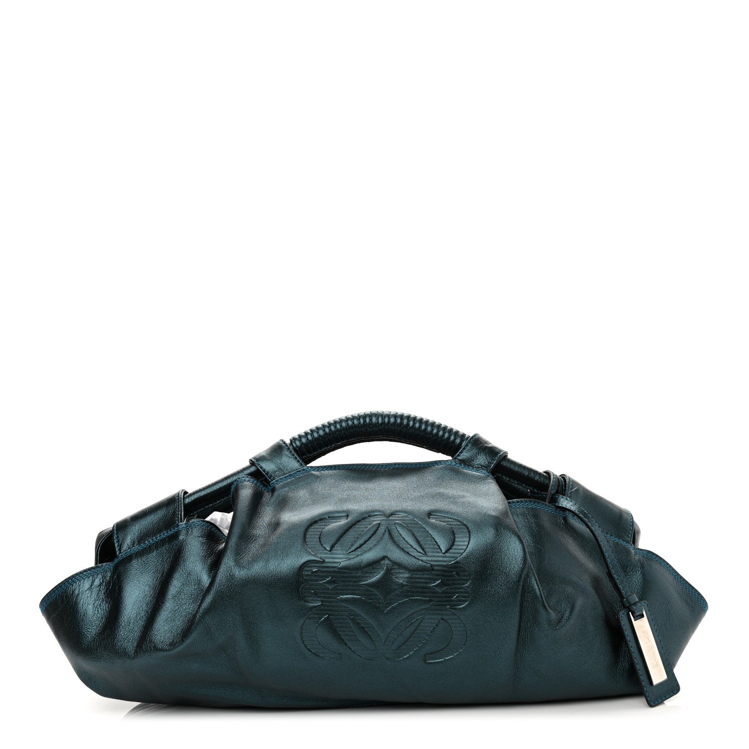 Loewe Metallic Nappa Aire Shoulder Bag Blue 1 of 12