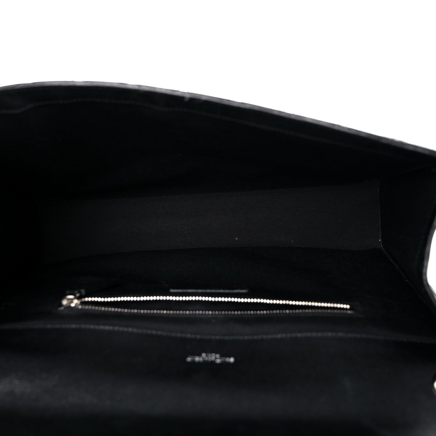 Saint Laurent Grain De Poudre Textured Mixed Matelasse Large Triquilt Monogram Satchel Black 5 of 17