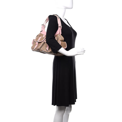 Christian Dior Monogram Tote Pink Beige 2 of 12