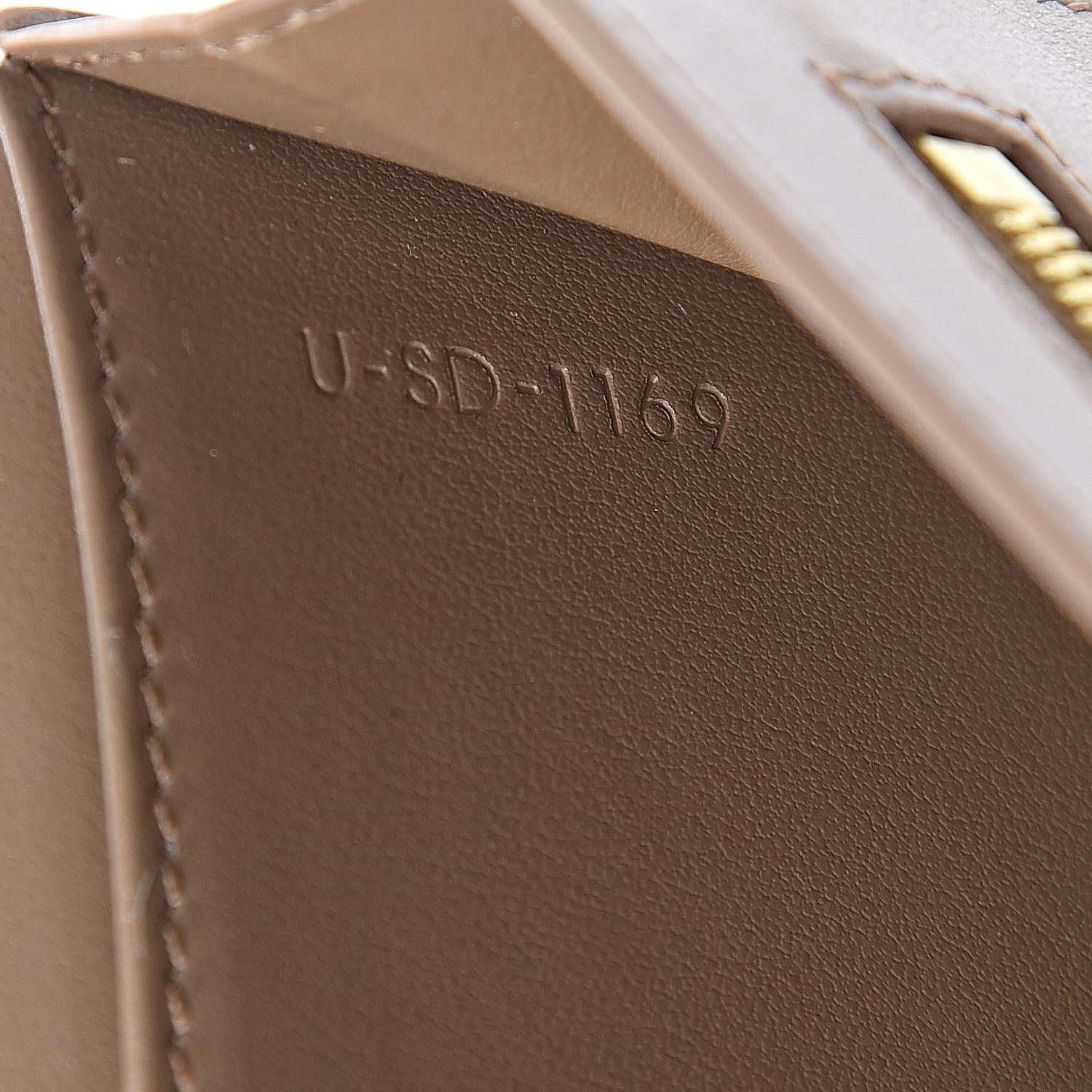 Celine Grained Calfskin Large Multifunction Strap Wallet Light Camel 7 of 8