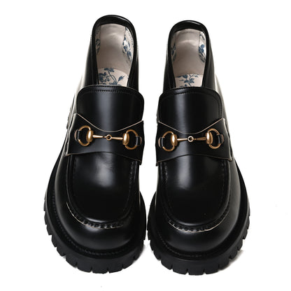 Gucci Cordovan Lux Mens Harald Horsebit Ankle Boots 9 Black 5 of 11