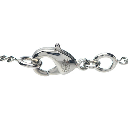 Chanel Crystal CC Necklace Silver 5 of 5