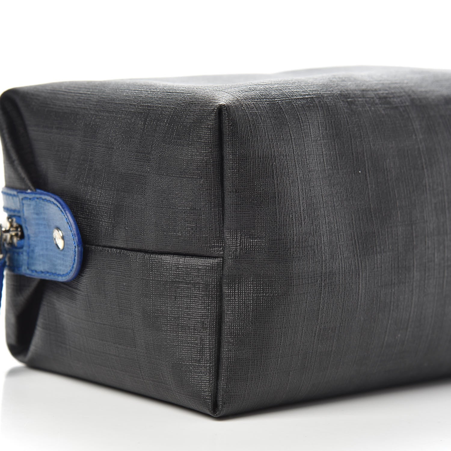 Fendi Zucca Spalmati Cosmetic Bag Black True Blue 8 of 9