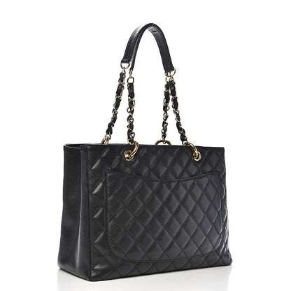 Chanel Caviar Quilted Grand Shopping Tote GST Black 2 of 9