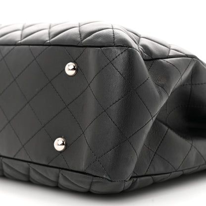 Chanel Calfskin Quilted Large Classic Shopping Tote Black 10 of 11