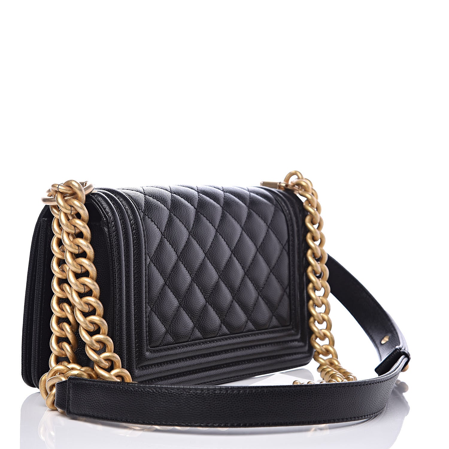 Chanel Caviar Quilted Small Boy Flap Black 3 of 11