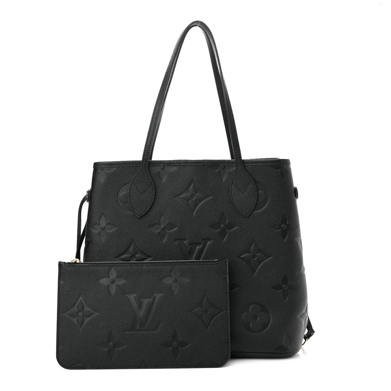 Louis Vuitton Empreinte Monogram Giant Neverfull MM Black 1 of 10