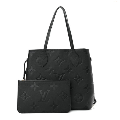 Louis Vuitton Empreinte Monogram Giant Neverfull MM Black 1 of 10