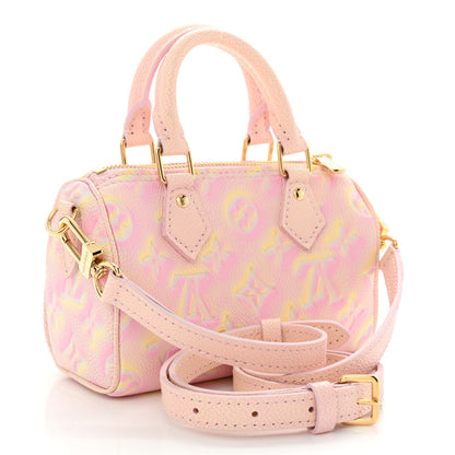 Louis Vuitton Empreinte Monogram Summer Stardust Nano Speedy Pink 3 of 10