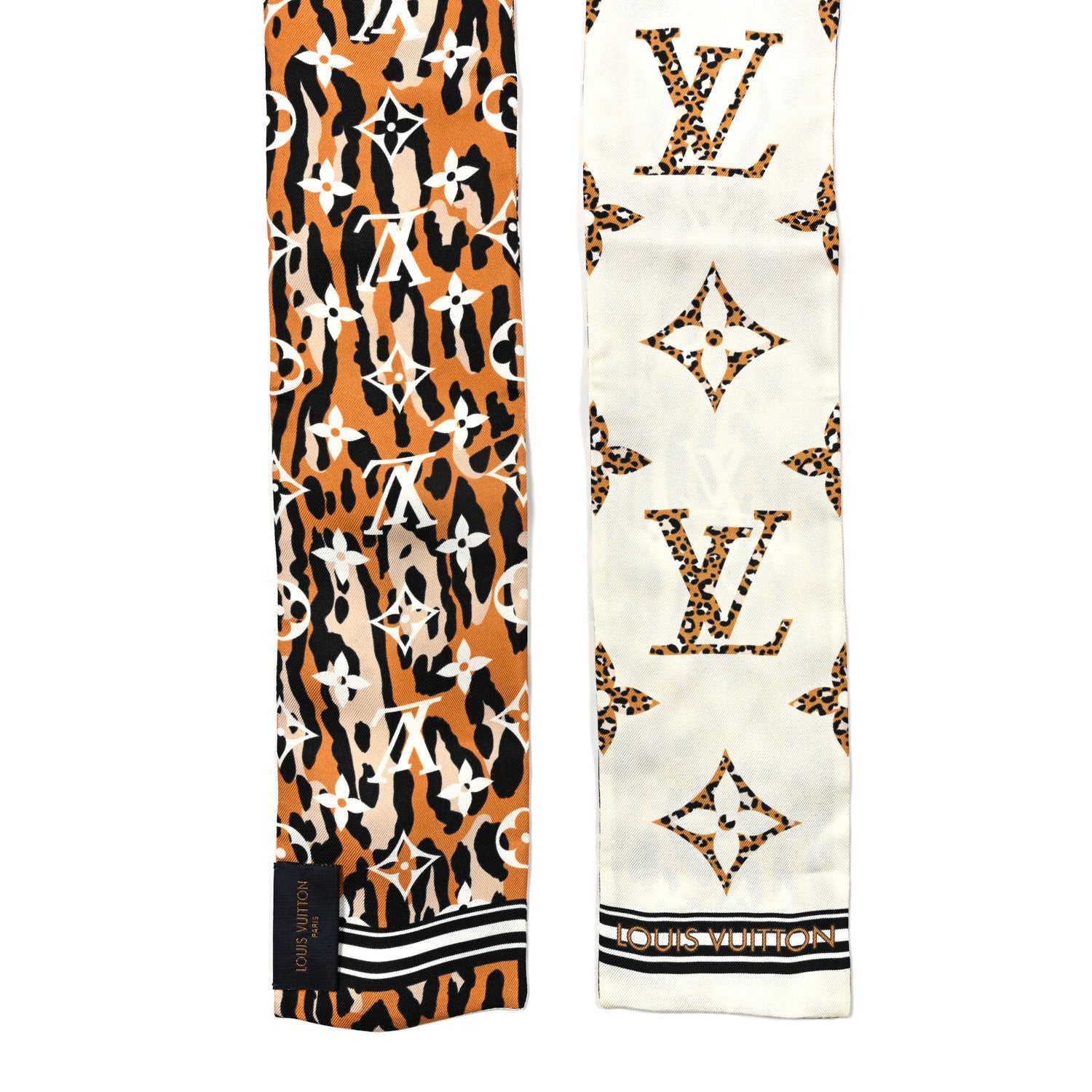 Louis Vuitton Silk Monogram Giant Jungle Bandeau Ivory 2 of 4