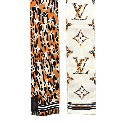 Louis Vuitton Silk Monogram Giant Jungle Bandeau Ivory 2 of 4