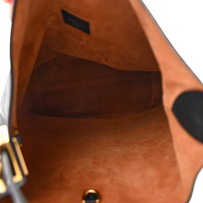 Louis Vuitton Grained Calfskin Low Key Hobo MM Black 6 of 12