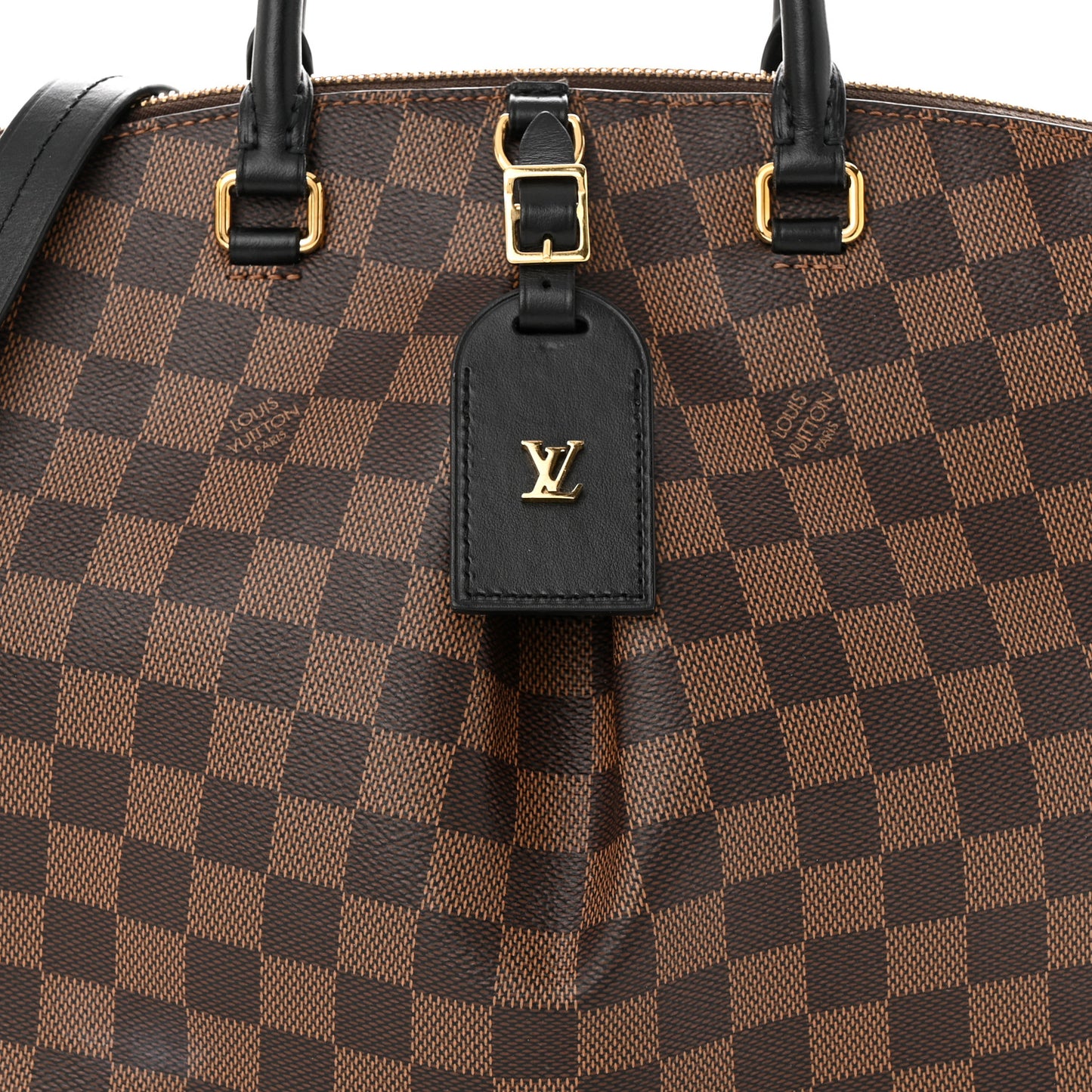 Damier Ebene Odeon Tote MM Black