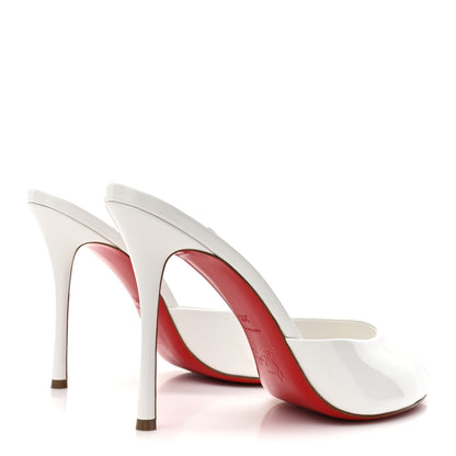 Christian Louboutin Patent Me Dolly 100 Sandals 39.5 White 5 of 8