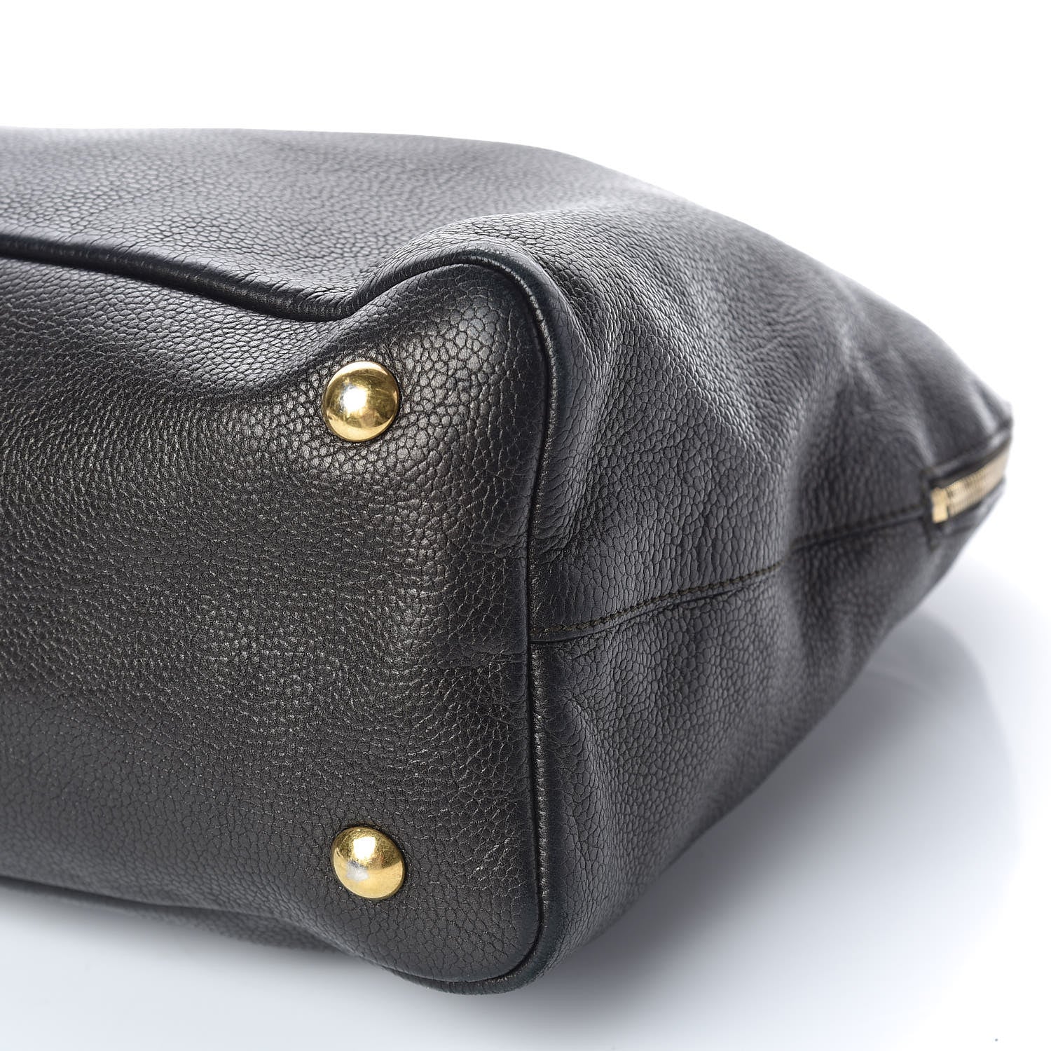 Saint Laurent Metallic Calfskin Large Calypso Tote Grey 9 of 10