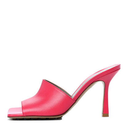 Bottega Veneta Lambskin Stretch Mule Sandals 36 Lollipop 1 of 8
