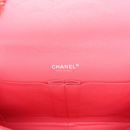 Chanel Patent Quilted Jumbo Double Flap Pink 6 of 12