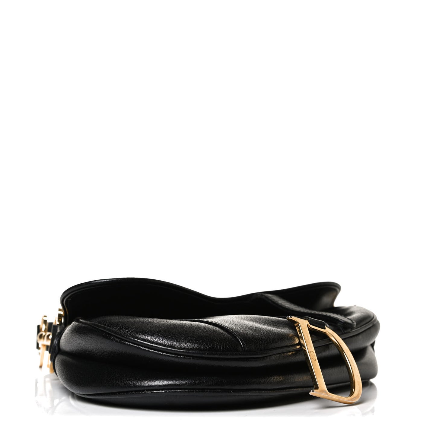 Calfskin Saddle Bag Black