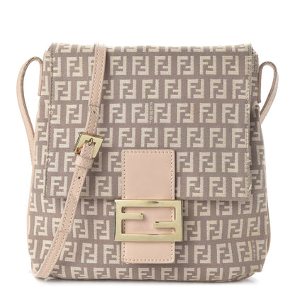 Fendi Zucchino Vitello Tube Messenger Bag Cipria Teint Cipria 1 of 11
