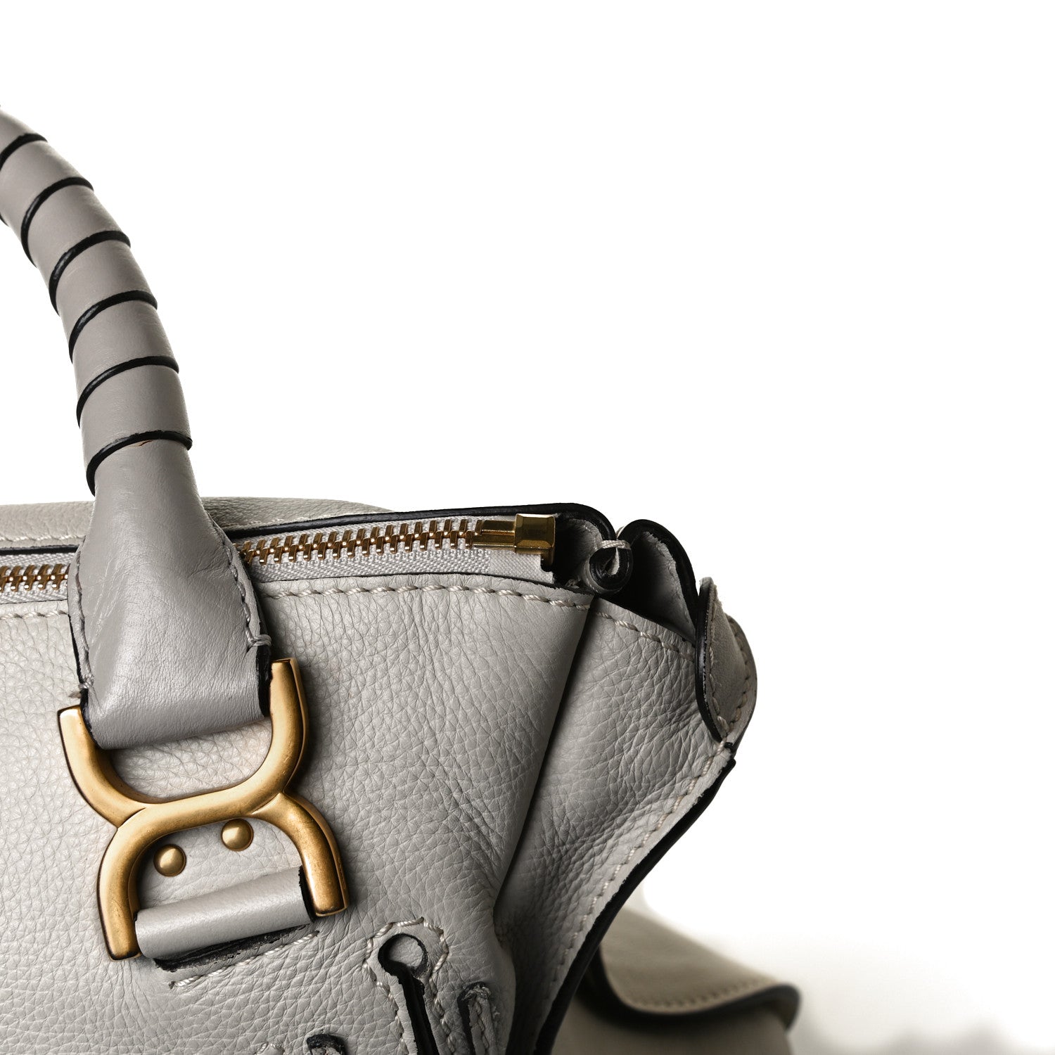 Chloe Calfskin Large Marcie Satchel Dove 32 of 38
