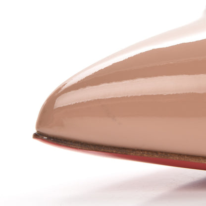 Christian Louboutin Patent Pigalle 120 Pumps 39.5 Nude 9 of 10