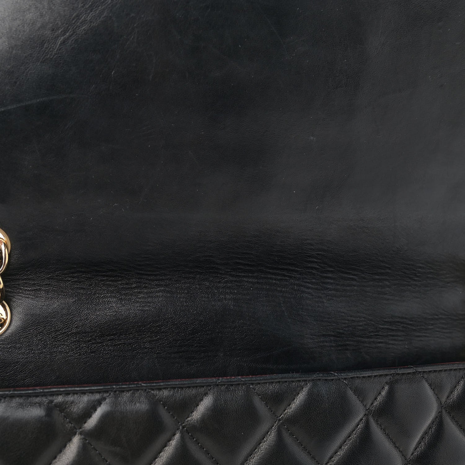 Chanel Lambskin Quilted Maxi Single Flap Black 10 of 15