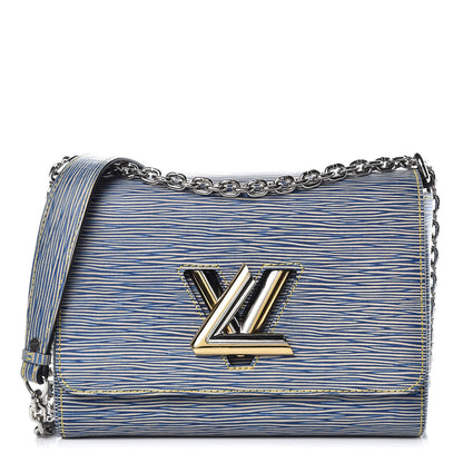 Louis Vuitton Epi Twist Shoulder Bag MM Denim Light 1 of 10