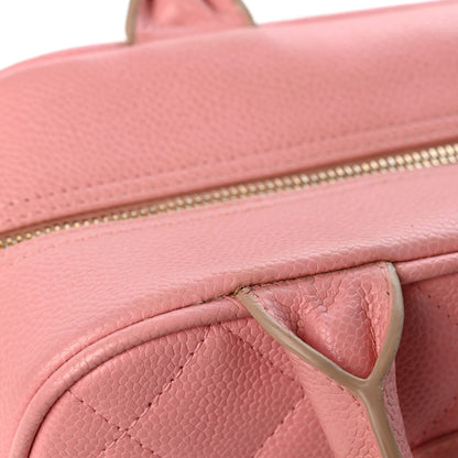 Chanel Caviar Quilted Small Bowler Pink 14 of 15